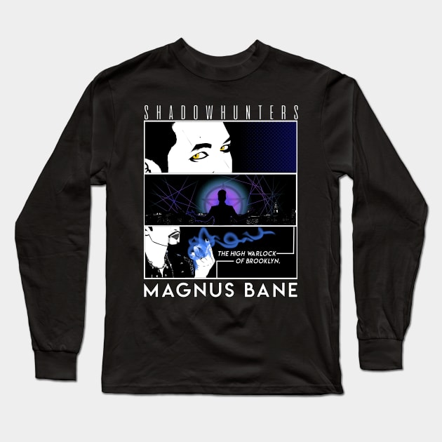 Magnus Bane - Shadowhunters Long Sleeve T-Shirt by Ddalyrincon